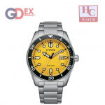 NEW CITIZEN AW1760-81Z YELLOW DIAL ECO DRIVE GENT'S WATCH