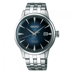 Seiko Presage Cocktail SRPB41J1 "Blue Moon" Blue Sunburst Automatic Gents Watch