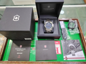 VICTORINOX I.N.O.X. 241724.1 Blue Dial Quartz Stainless Steel Watch