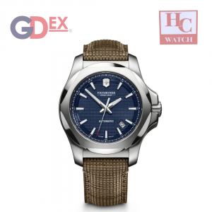 New Victorinox Swiss Army 241834 I.n.o.x. Mechanical Blue Dial  Gent's Watch