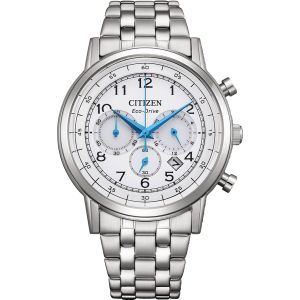 Citizen Eco-Drive CA4630-53A Chronograph White Dial Stainless Steel Men's Watch