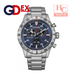 Citizen AT2520-89L Eco-Drive Blue Chronograph Steel Men's watch