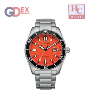 NEW CITIZEN AW1760-81X ORANGE DIAL ECO DRIVE GENT'S WATCH