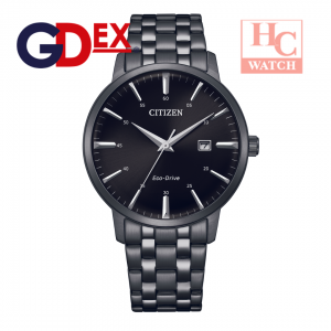 Citizen BM7465-84E Eco Drive Black Dial Silver Stainless Steel Strap Men Watch