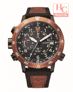 Citizen Promaster BN4049-11E Eco-Drive Compass Dual Time Chrono Double Nato