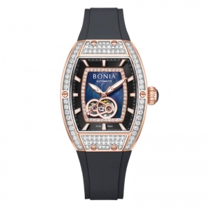 Bonia Women Contemporary Automatic BNB10929-2532LE Black Dial Limited Edition 888 pcs Worldwide