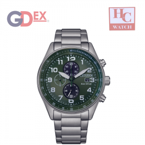 Citizen B612 Eco Drive Green Chronograph CA0770-72X Men's Watch