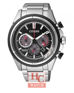 Citizen Chronograph Silver Titanium Eco-drive Ca4241-55e Men's Watch