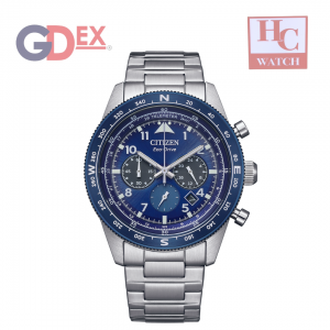 Citizen CA4554-84L Men's Eco-Drive Blue Dial Stainless Steel Strap Watch