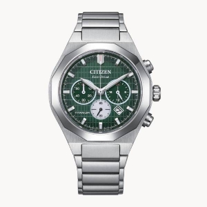 Citizen CA4691-59X Zenshin Senkei Eco-drive 41mm Super Titanium Men Watch