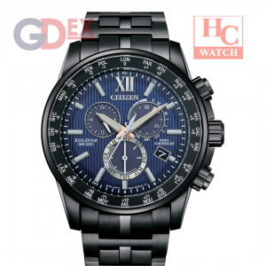 Citizen CB5885-85L Eco-Drive Perpetual Chronograph GMT Blue Dial Mens Watch