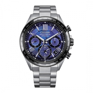 Citizen Attesa CC4075-50L Satellite Wave GPS Unite with Blue Solar Radio Worldwide Limited 2400PCS