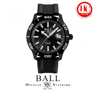 BALL Fireman DM3090A-P10J-BK NECC II (Navy Expeditionary Combat Command) Automatic 40.5MM Black Dial Stainless Steel Case Rubber Strap Men's Watch