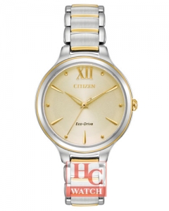 NEW Citizen Eco-Drive EM0554-82X Analog Women's Watch