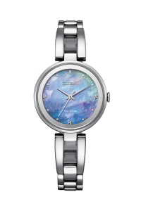 Citizen Lady EM0801-85N Beginning Blue Dial 31mm Eco-Drive Stainless Steel Lady Dress Watch