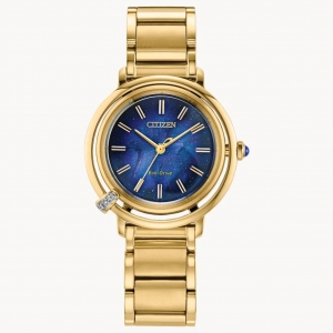 Citizen L Arcly EM1099-57L Eco-Drive Light Gold Tone 31.2mm Stainless Steel Women Watch