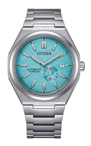 Citizen Zenshin NJ0180-80M 40.5mm Turquoise Super Titanium Mechanical Automatic 100m Watch