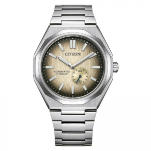 Citizen Zenshin NK5020-58P Champagne Dial Automatic 40.5mm Super Titanium Men Watch