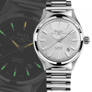 Ball NM2098C-S5J-SL Men's Analog Fireman Victory Automatic 40mm SS Bracelet Silver