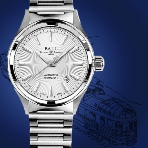 BALL NM2098C-S6J-SL Analog Fireman Victory Automatic 40mm SS Bracelet Silver Men's Watch