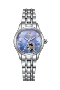 Citizen PR1040-88N Beginning Blue Series Blue Mother Of Pearl Dial Stainless Steel Band Automatic Lady's Watch