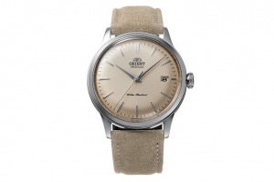 Orient Bambino RA-AC0M05G Limited Edition (360pcs) Creamy Yellow 38mm Leather Strap Men's Watch