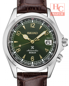 Seiko Prospex  Alpinist Green Men's Leather Watch SPB121J1 Analog Men's Watch