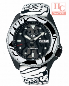 SEIKO 5 AUTO MOAI COLLABORATION LIMITED EDITION AUTOMATIC WATCH SRPG43K1