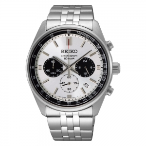 Seiko SSB425P1 Quartz Chronograph Silver Stainless Steel Strap Men's Watch