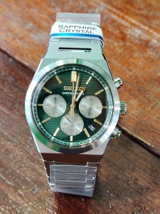 Seiko Chronograph SSB461P1 Chronograph Green Dial Men's Watch