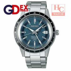 Seiko Presage SSK009J1 Style 60'S Blue Dial GMT Automatic Gent's Watch