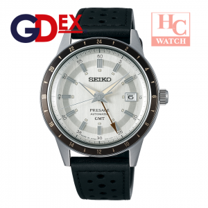 Seiko Presage SSK011J1 Style 60'S White Dial GMT Automatic Gent's Watch