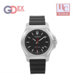 New Victorinox Swiss Army 241682.1 I.N.O.X Black Dial Quartz Gent's Watch