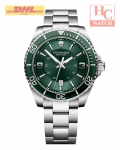 Victorinox 241934  Swiss Army Men's Maverick Large Green 43mm Silver Stainless Steel Strap Watch