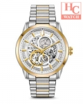 NEW Bulova 98A214 Men's Automatic Two Tone Stainless Steel Skeleton Dial 43mm Watch