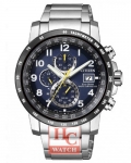 New Citizen AT8124-91L Gents Eco-Drive Global Radio Controlled Chronograph Watch