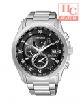 Citizen Eco-Drive Radio Controlled Perpetual Calendar World Time AT9080-57E Men's Watch