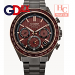 CITIZEN CC4056-62W GPS Attesa Burgundy Dial Super Titanium with DLC Coating Bracelet men's watch