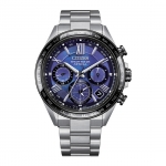 Citizen Attesa CC4075-50L Satellite Wave GPS Unite with Blue Solar Radio Worldwide Limited 2400PCS
