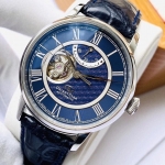 Orient Star RE-HH0002L Open Heart Semi Skeleton Power Reserve Roman Automatic Blue Dial Men Watch