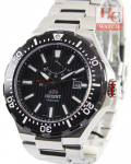 Orient EL07002B M-Force Delta Automatic Scuba Black Dive Watch Power Reserve