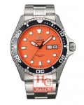 Orient Ray Raven II Automatic Orange Dial Mens Watch FAA02006M9