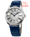 Frederique Constant FC-220MS3B6 Classics Quartz Ladies Slimline Blue Leather