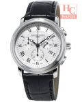 Frederique Constant FC-292MC4P6 Persuasion Chronograph Black Leather Men's Watch