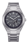 Citizen Zenshin NJ0180-80H 40.5mm Mineral Grey Super Titanium Mechanical Automatic 100m Watch