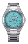 Citizen Zenshin NJ0180-80M 40.5mm Turquoise Super Titanium Mechanical Automatic 100m Watch