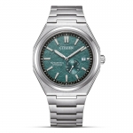 Citizen Zenshin Super Titanium NJ0180-80X 40.5mm Green Dial Men Watch