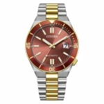Citizen Tsuyosa NJ0234-58X Stainless Steel Red Dial Dual tone Bracelet Watch