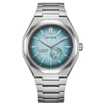 Citizen Zenshin NK5020-58L Blue Dial Automatic 40.5mm Super Titanium Men Watch