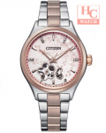 Citizen Stars Watch PC1016-81D Automatic Sapphire Bracelet with Free Leather